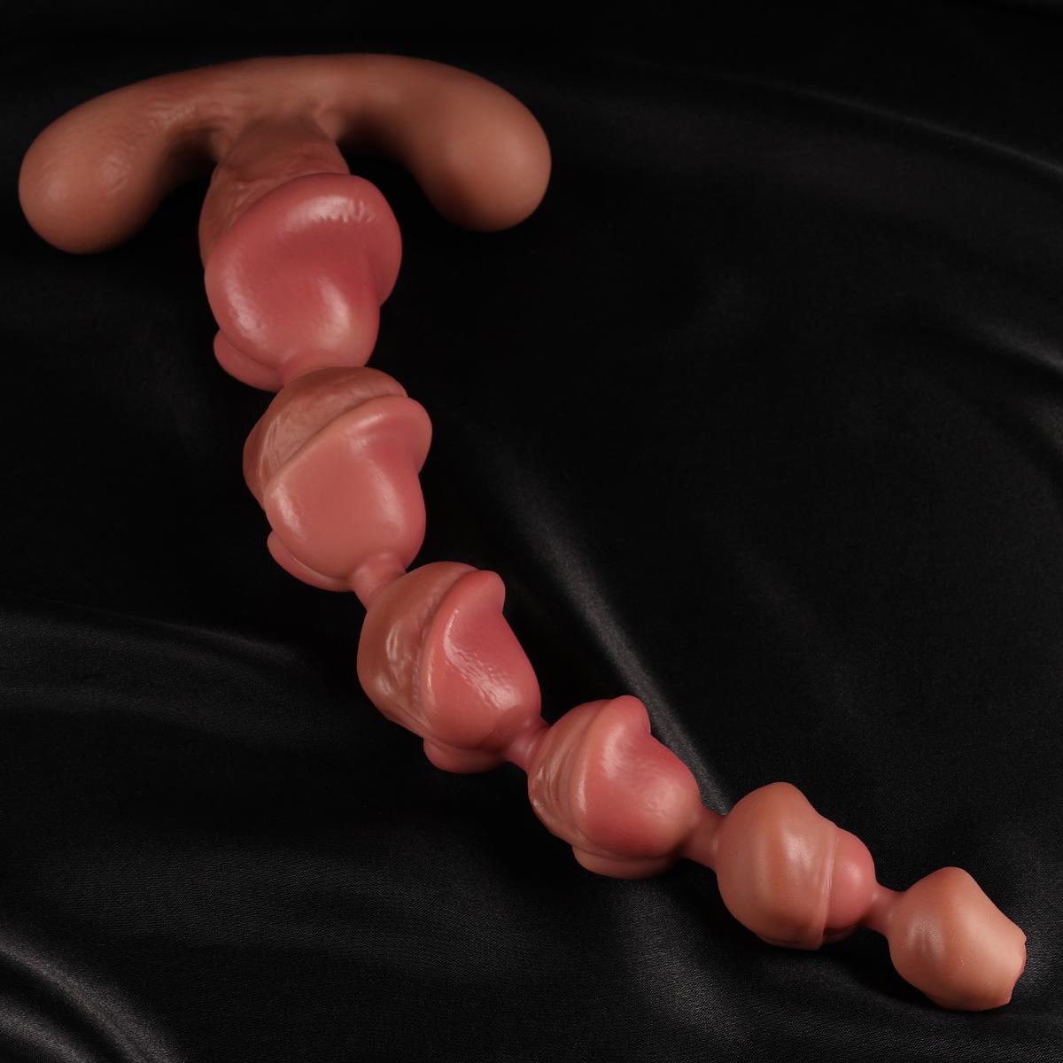 Dildo surdimensionné à vibrations